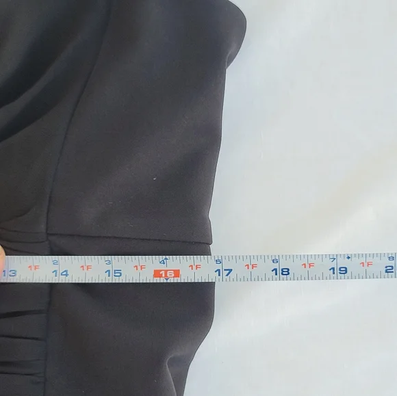 White House Black Market Ruched Cocktail Dress in Black - Picture 11 of 12